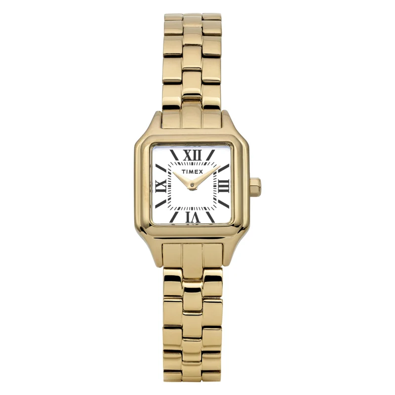 Timex Trend 23mm Silver Dial Steel Ladies Quartz Watch TW2Y23700