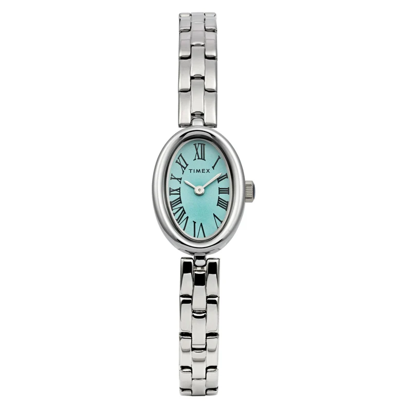Timex Trend 19mm Turquoise Dial Steel Ladies Quartz Watch TW2Y26600