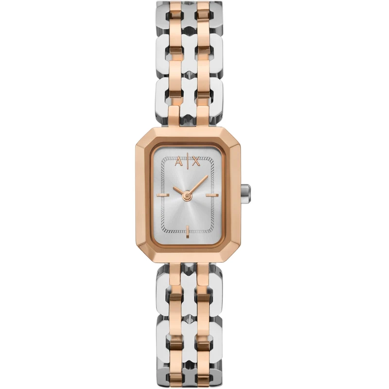 Armani Exchange Faye 27mm Silver Dial Steel Ladies Quartz Watch AX5810