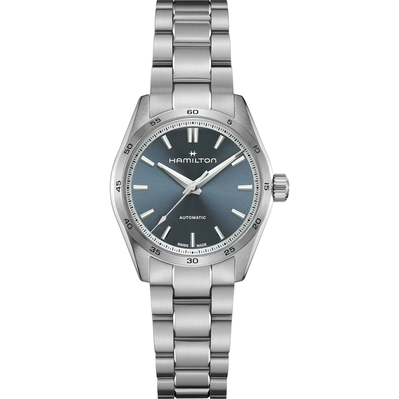 Hamilton Jazzmaster 34mm Blue Dial Steel Ladies Automatic Watch H36105140