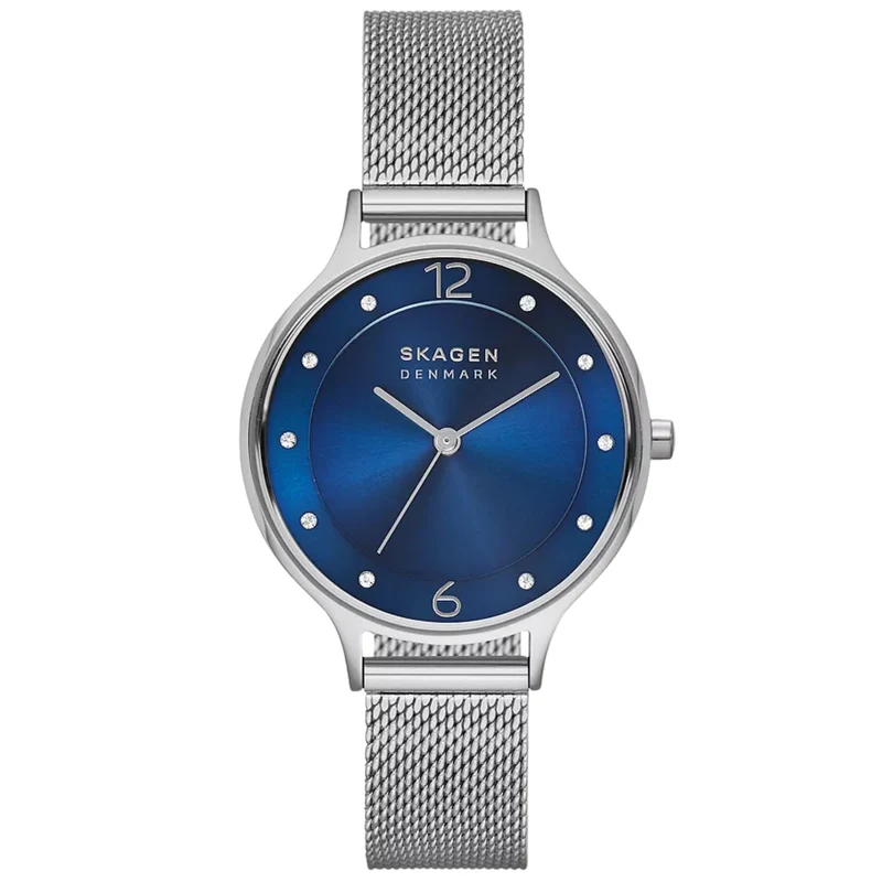 Skagen Anita Lille 30mm Deep Ocean Dial Steel Ladies Quartz Watch SKW2307