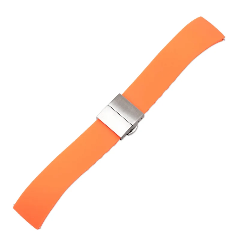 LBS Orange Premium Silicone Cut-to-Size QR Watch Strap 909/22