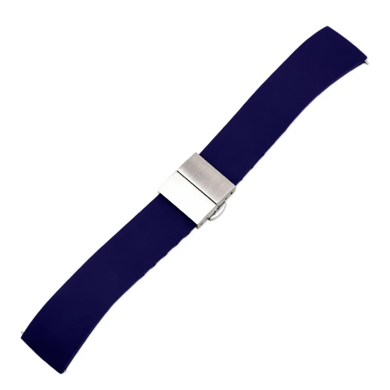 LBS Blue Premium Silicone Cut-to-Size QR Watch Strap 907/20