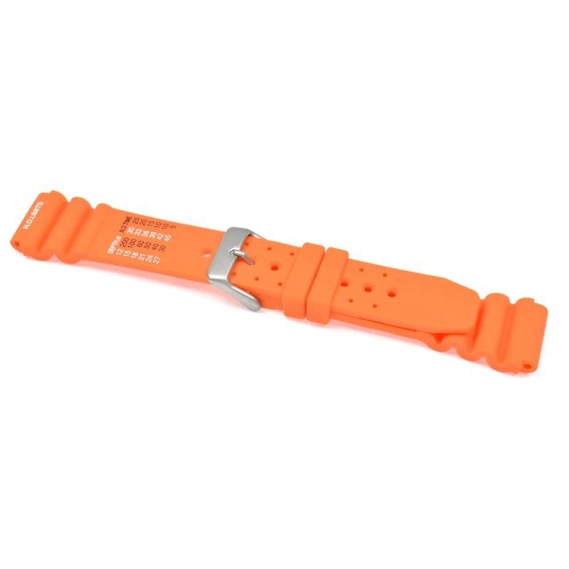 LBS Orange Polyurethane ND Limits Watch Strap 8513/20
