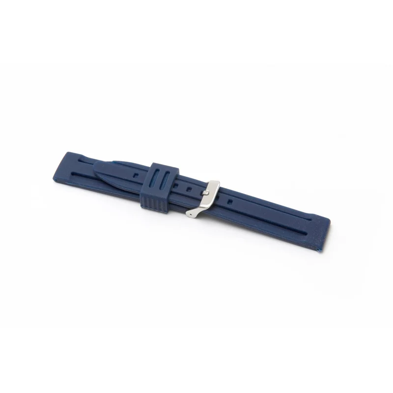LBS Blue Silicone Watch Strap 8003/20