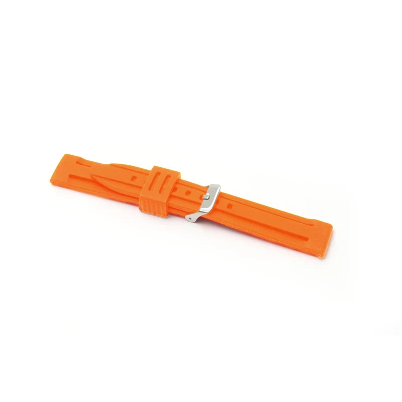 LBS Orange Silicone Watch Strap 8002/20