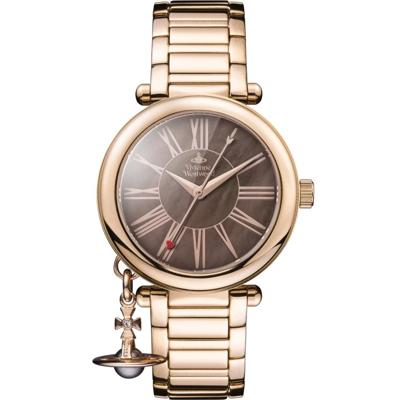 Vivienne Westwood Mother Orb 32mm Mother of Pearl Dial Steel Ladies Quartz Watch VV006PBRRS