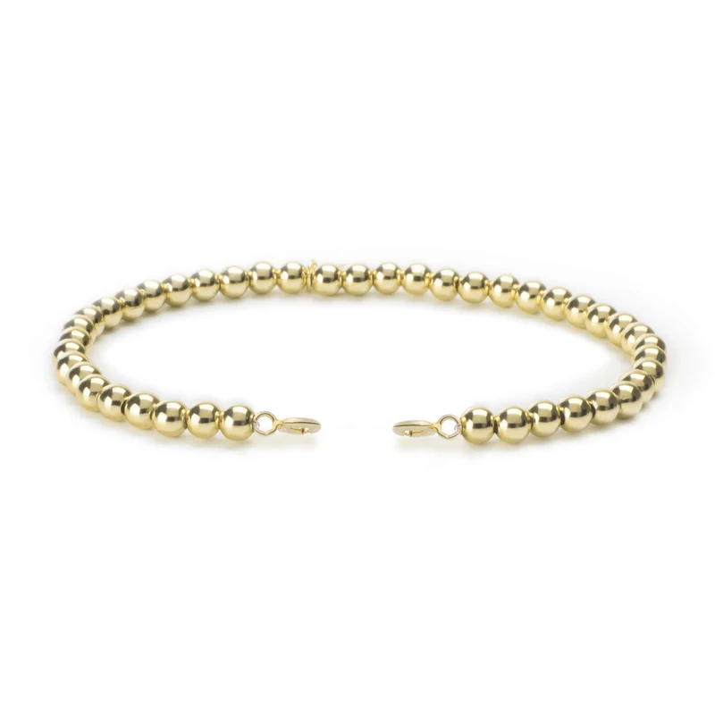 Sparkling Jewels Orbit Pendant Bracelet, Gold - 4MM