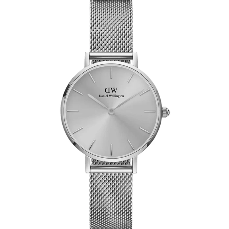 Daniel Wellington Petite 28mm Silver Dial Steel Ladies Quartz Watch DW00100464