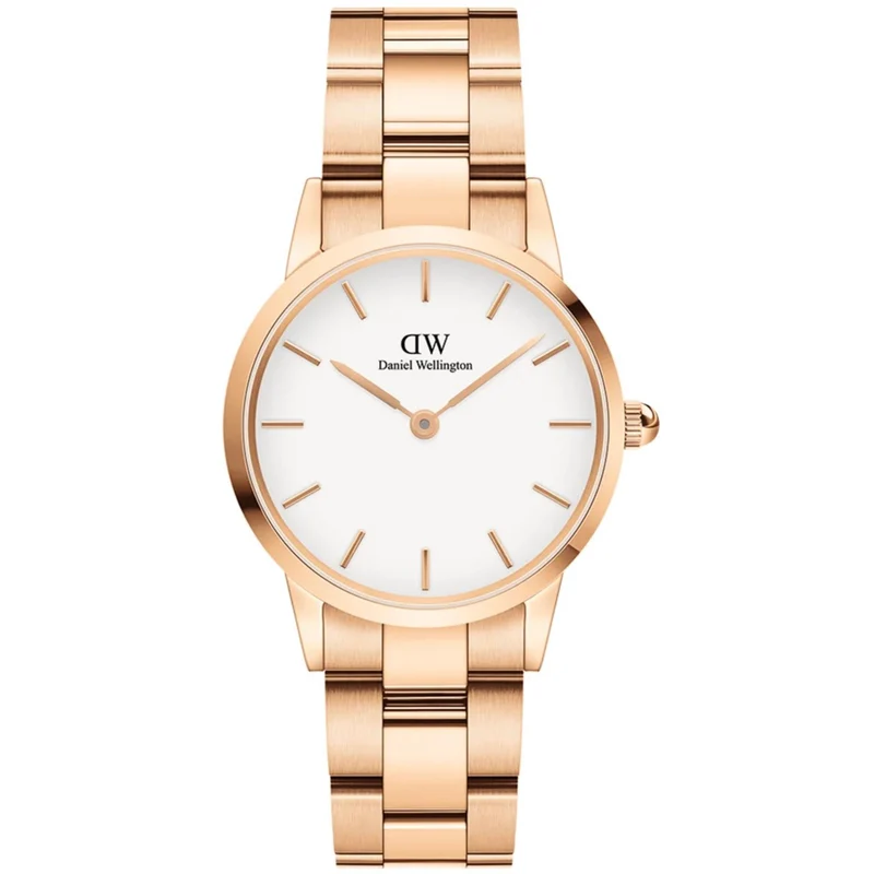 Daniel Wellington Iconic 36mm White Dial Steel Ladies Quartz Watch DW00100209
