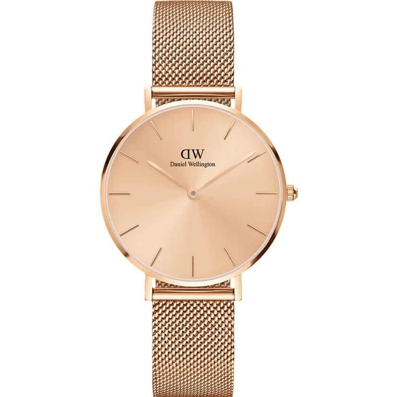 Daniel Wellington Petite 32mm Rose Gold Dial Steel Ladies Quartz Watch DW00100471
