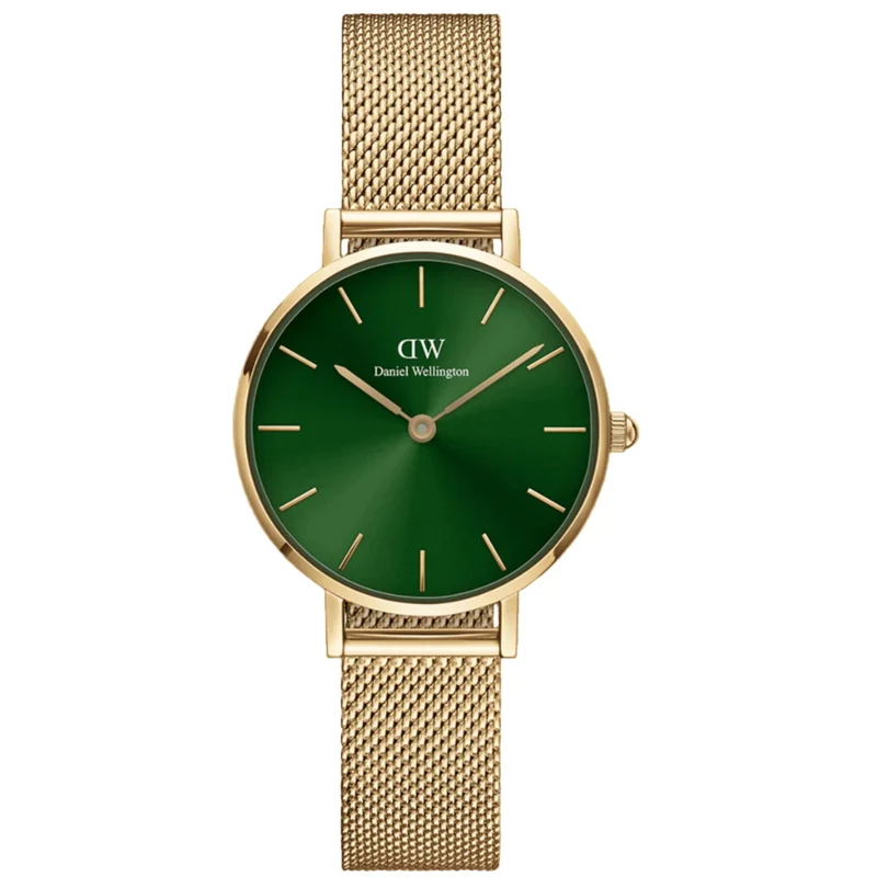 Daniel Wellington Petite 32mm Green Dial Steel Ladies Quartz Watch DW00100480