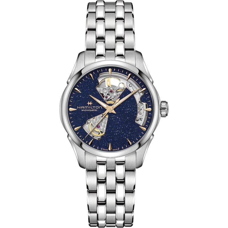 Hamilton Jazzmaster 36mm Open Heart Blue Dial Steel Automatic Watch H32215142