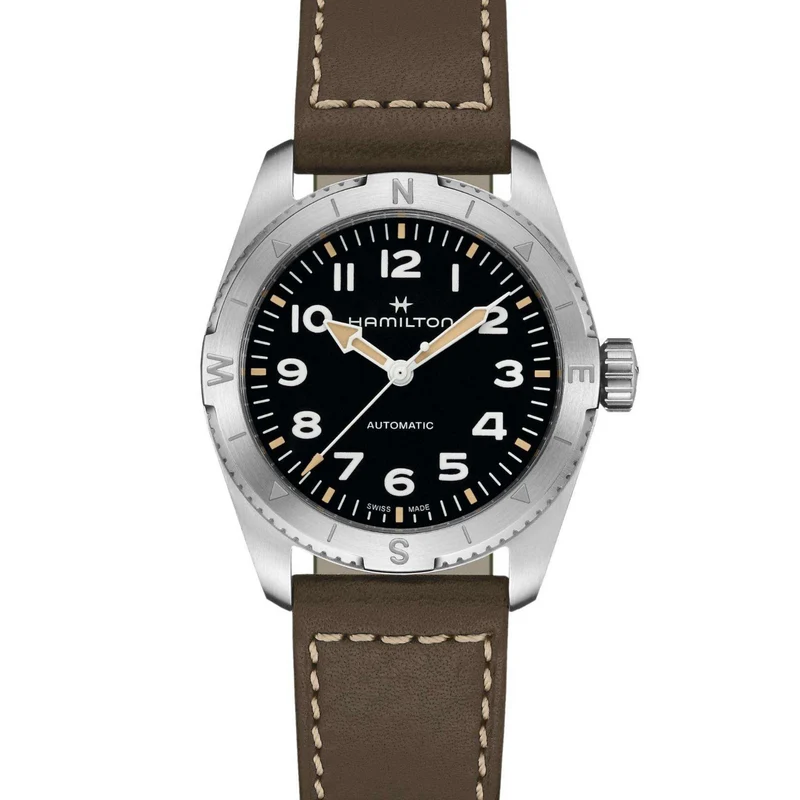 Hamilton Khaki Field 41mm Expedition Black Dial Strap Mens Automatic Watch H70315830