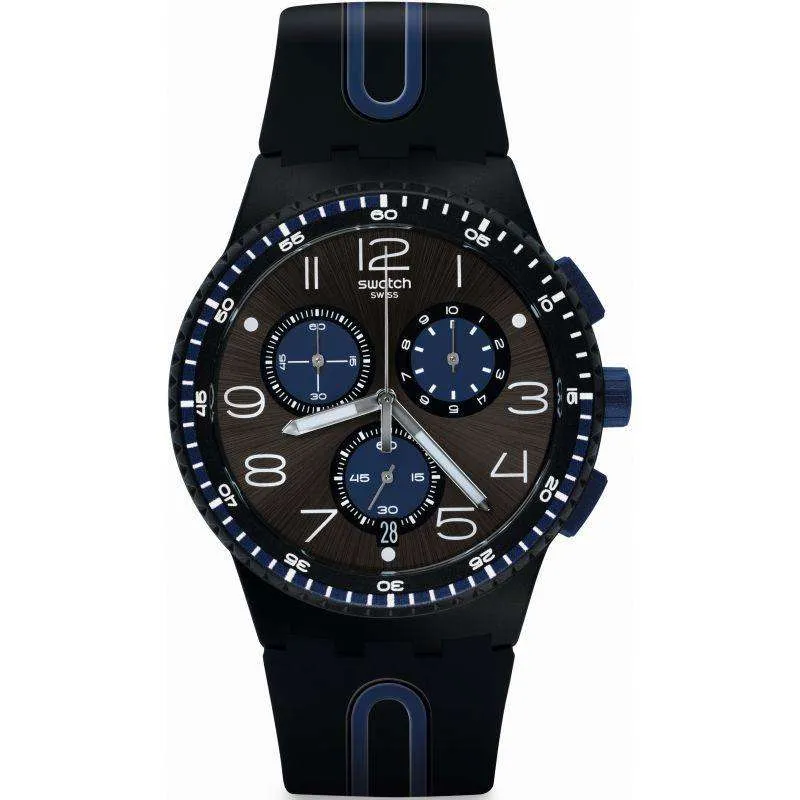 Swatch KAICCO Black Dial Men's Watch SUSB406