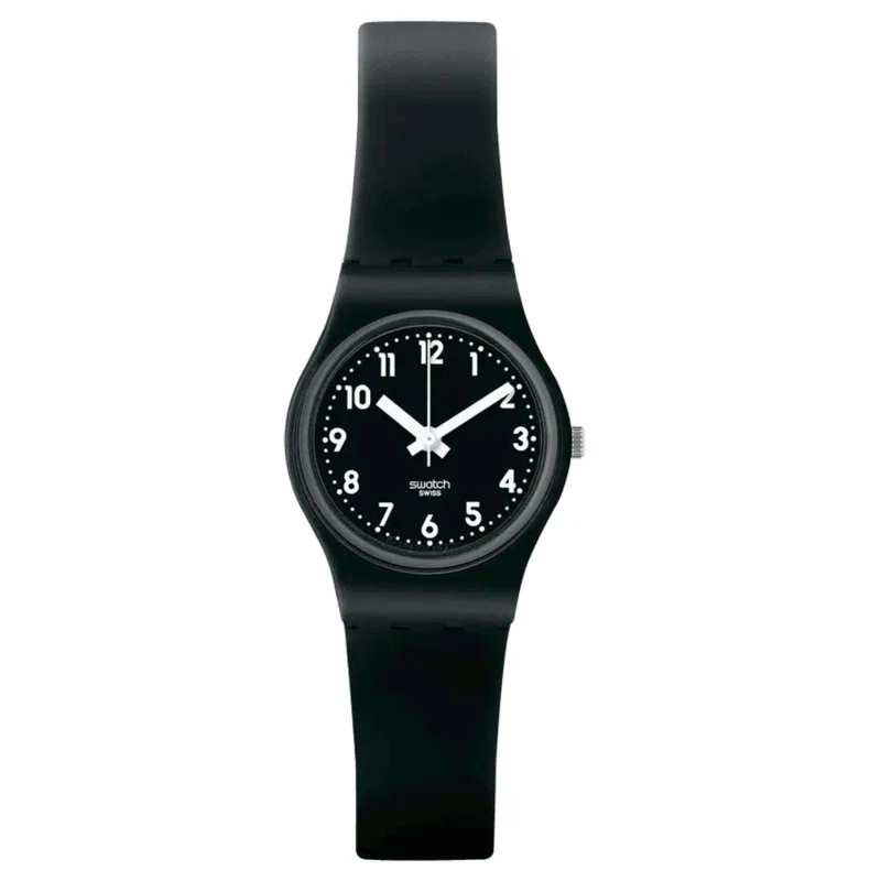 Swatch Original Lady 'Lady Black Single' Quartz Black Dial Ladies Watch LB170E