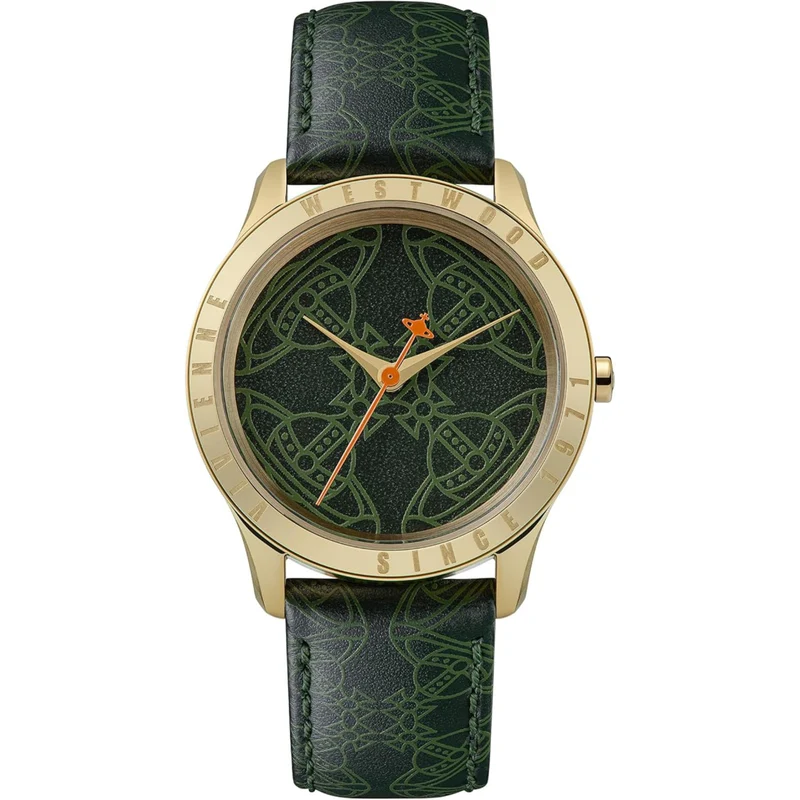 Vivienne Westwood Berkeley Green Dial Leather Strap Ladies Watch VV268GRGD