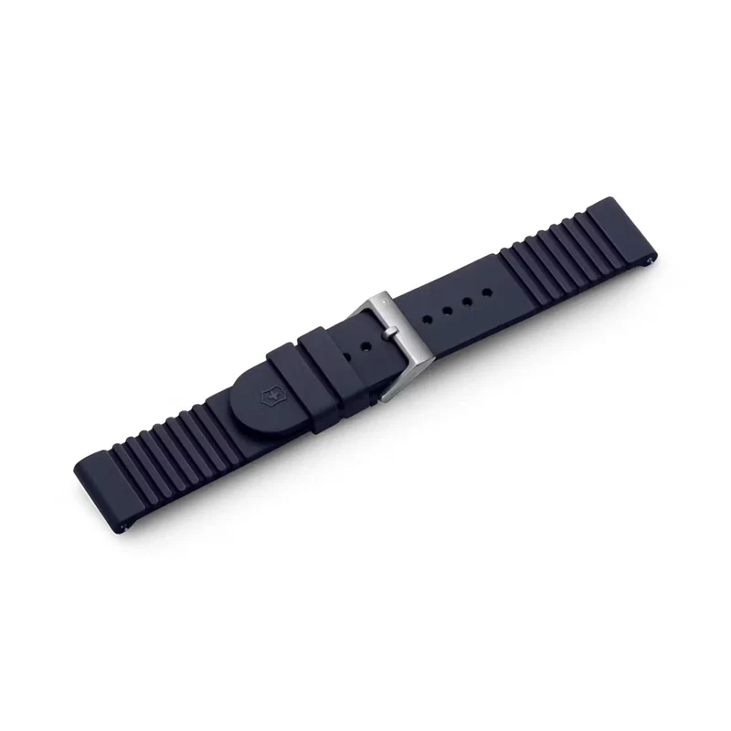 Victorinox D1 Blue Rubber Watch Strap V.60027