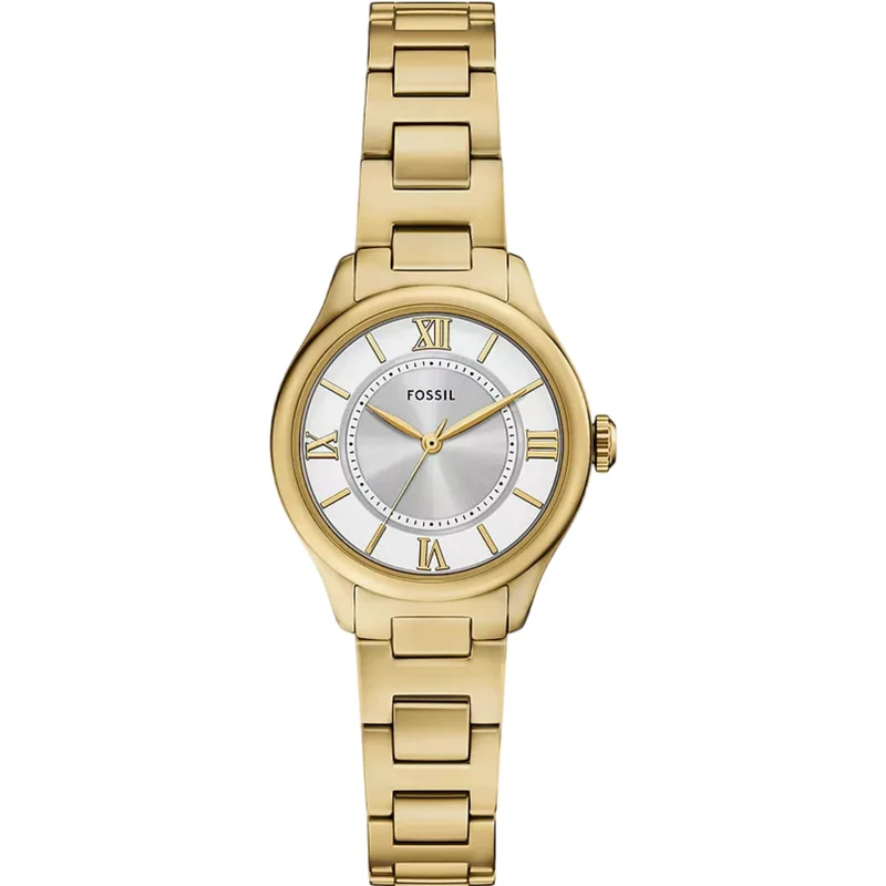 Fossil Gilmore 28mm Silver Sunray Dial Steel Ladies Quartz Watch ES5421