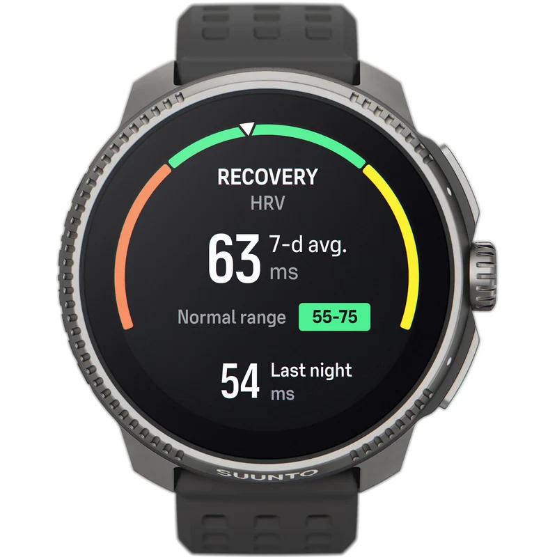 Suunto Race Titanium Charcoal Digital Silicone Smart Watch SS050932000