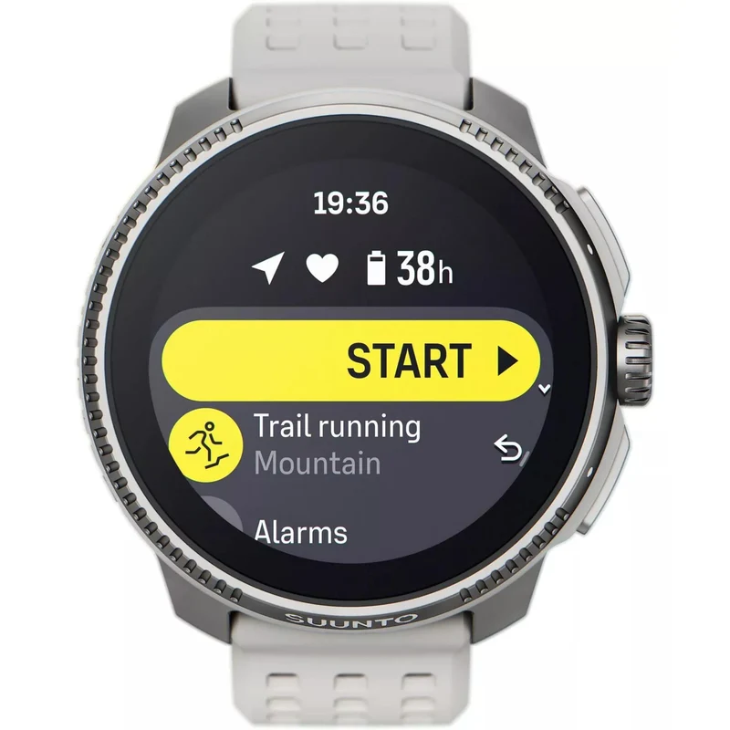 Suunto Race Birch AMOLED Digital Silicone Smart Fitness Watch SS050931000