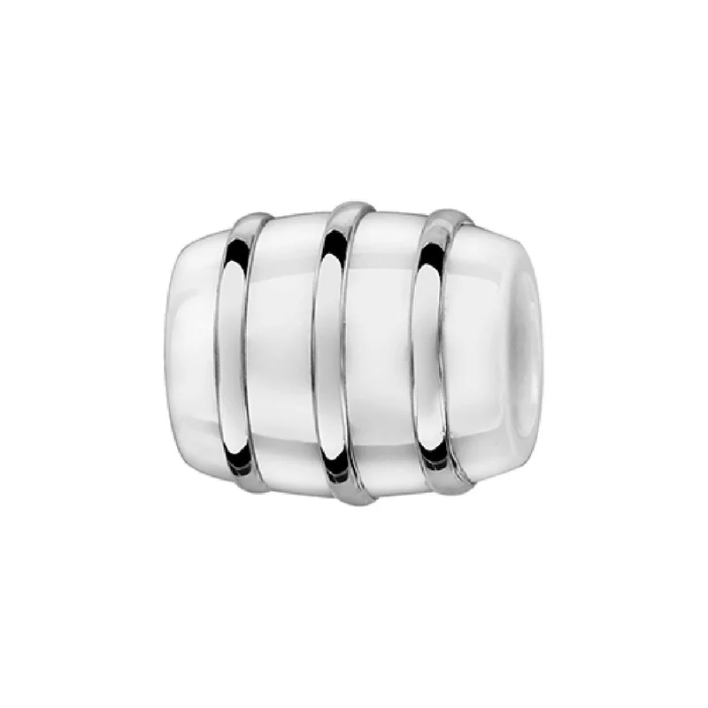 Breloque sculptée pour bracelet et collier personnalisable Charm's gravable – Argent 925