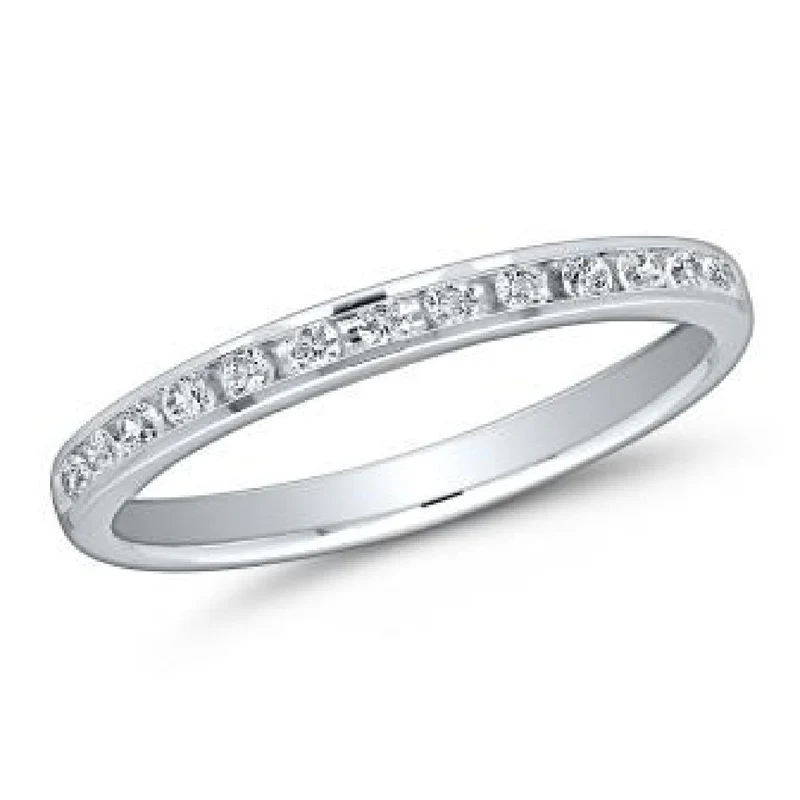 Alliances 1/2 Tour Pierres Diamantées Serti Griffes Moderne Or Jaune 18 Carats AU750