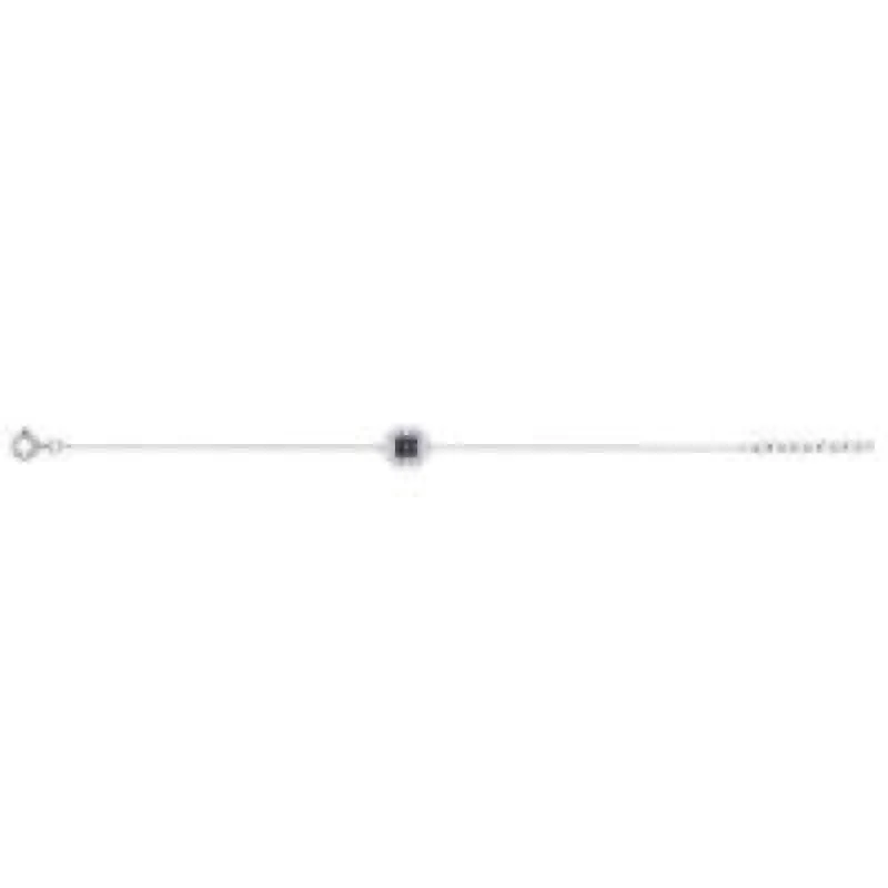 Bracelet Simple P Couleur Variation A12 Zirconium Satiné Édition Limite – Argent 925